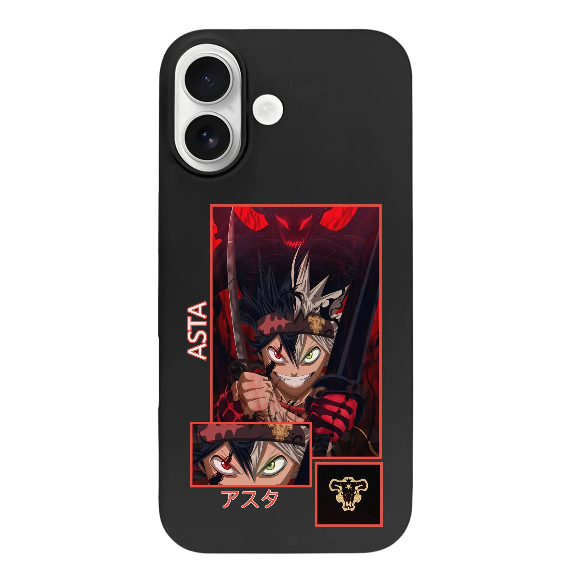 ブラッククローバー グッズ アスタ - iPhone 17 シリーズ シリコンケース 薄型 耐衝撃 指紋防止 ソフトタッチカバー 精密フィット 傷防止 保護ケース iPhone 17/17 Air/17 Pro/17 Pro Max 対応